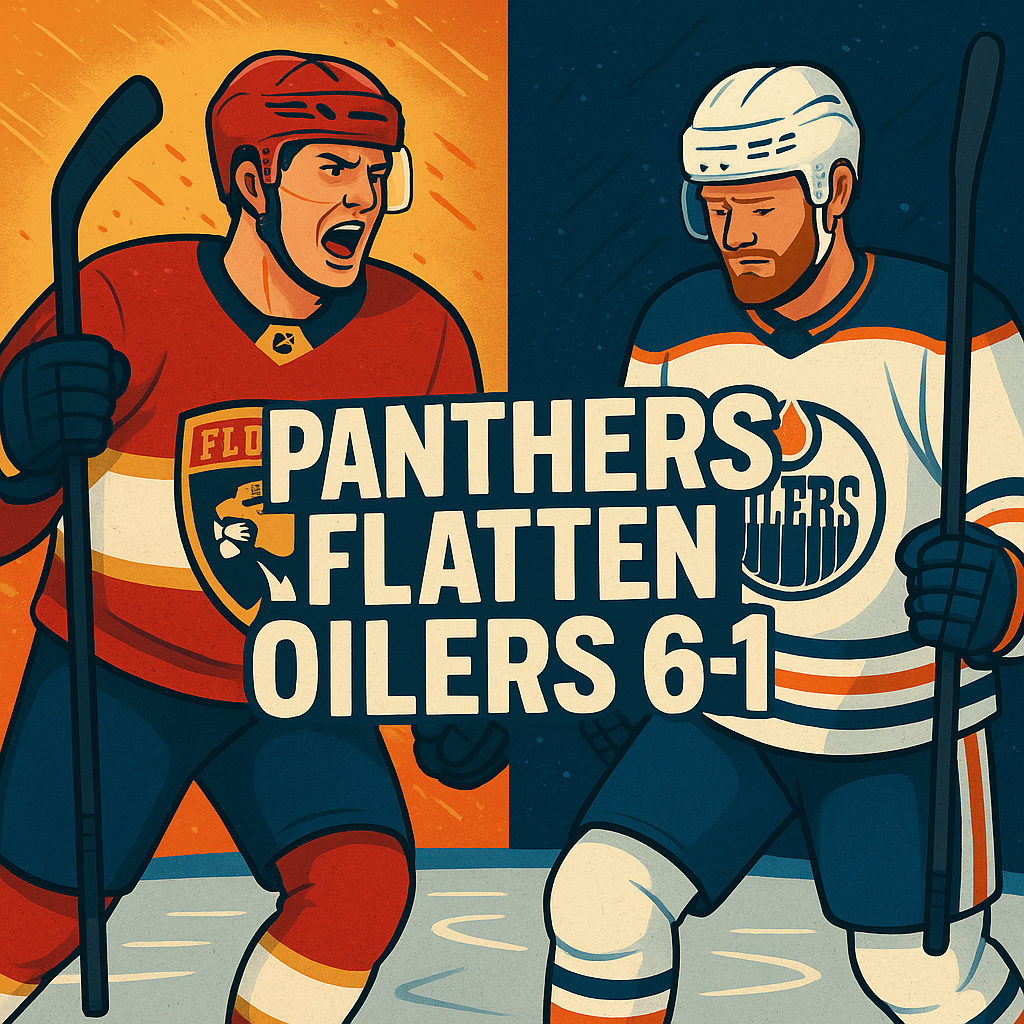 Panthers Flatten Oilers 6-1 in Game 3 of the Stanley Cup Finals