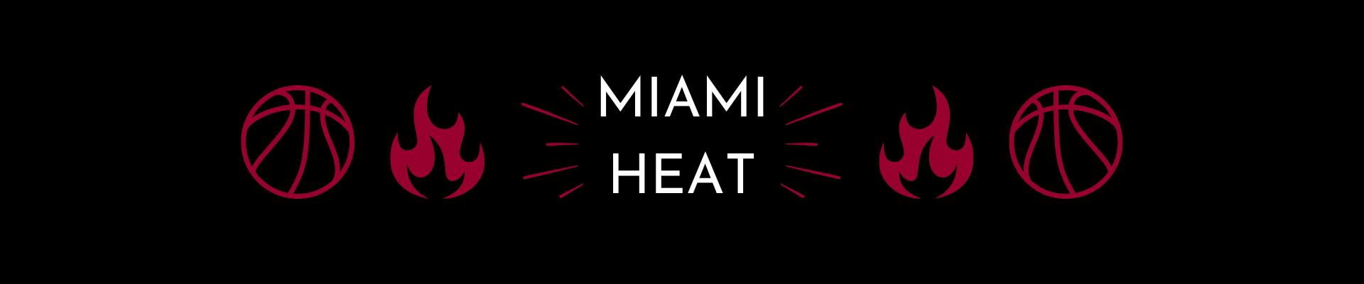 Miami Heat Team Page Graphic