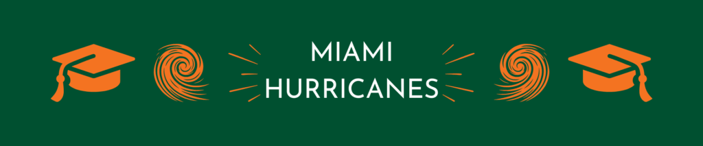 Miami Hurricanes Team Page Graphic